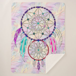 Boho Breeze Sherpa Blanket Sherpadecke