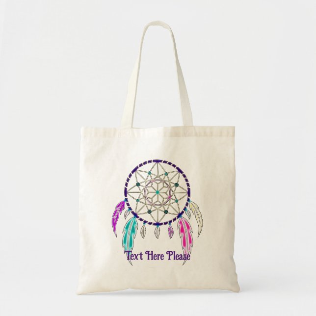 Boho Breeze Tote Bag Tragetasche (Vorne)