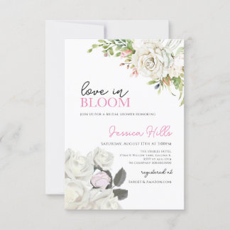 Boho Bridal Dusche Einladung Liebe ist in Bloom
