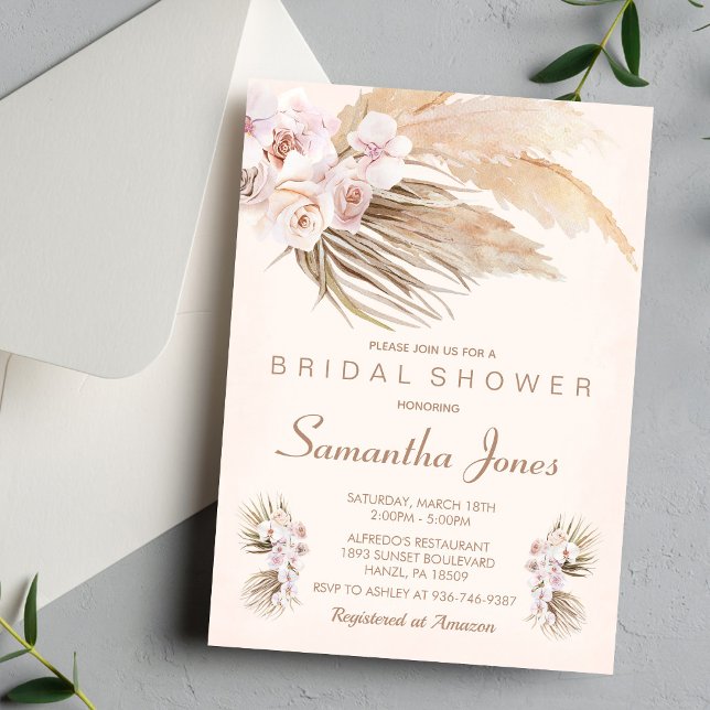 Boho Bridal Duwer Einladung (Von Creator hochgeladen)