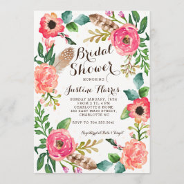 Boho Bridal Duwer Einladung