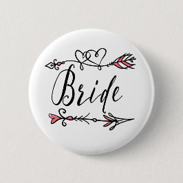 Boho Bride Leader of the Bride Stamm Arrow Button