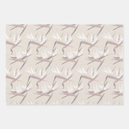 Boho Bride-Set C, Tropical Romance Gift Wrap Geschenkpapier Set