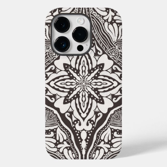 Boho Briella Mandala Art Case-Mate iPhone Hülle (Rückseite)