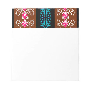 Boho Brocade Stripe Notizblock