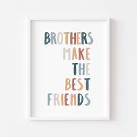 Boho Brüder machen die besten Freunde drucken