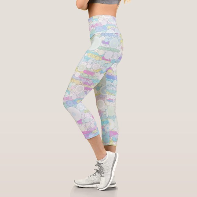 Boho Bubbles Capri Leggings (Links)