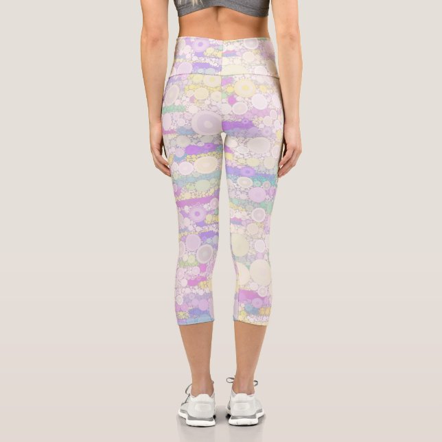 Boho Bubbles Capri Leggings (Rückseite)