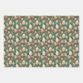 Boho Bunnies Geschenkpapier Set