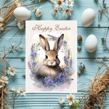 Boho Bunny Bliss: Glückliche Osterwünsche