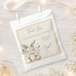 Boho Bunny Neutral Baby Duwer Gevor Geschenktütchen