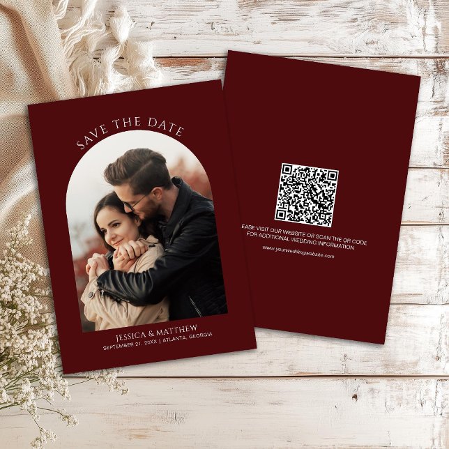 Boho Burgundy Photo Arch Wedding (Von Creator hochgeladen)