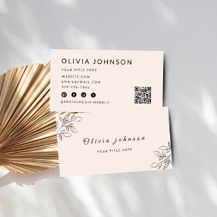 Boho Business Card Visitenkarte