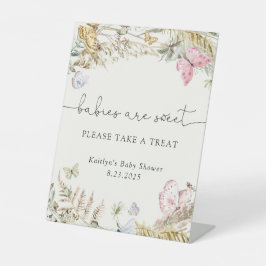 Boho Butterflies Babies sind süß Nehmen Sie eine Sockelschild