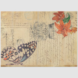 Boho Butterfly 18lb Decoupage Sheet Seidenpapier