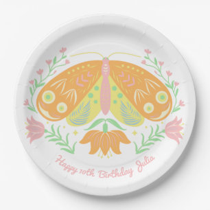 Boho Butterfly Birthday Paper Teller