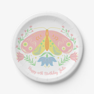 Boho Butterfly Birthday Paper Teller