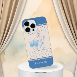 Boho Butterfly & Botanical iPhone 14 Pro Max Hülle