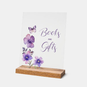 Boho Butterfly Bücher und Geschenke Girl Baby Dusc Acrylschild