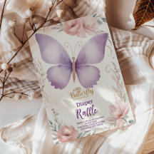 Boho Butterfly Diapper Raffle