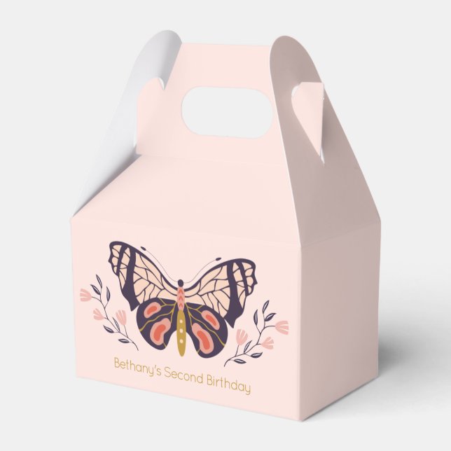 Boho Butterfly Gevor Boxes Geschenkschachtel (Vorderseite)