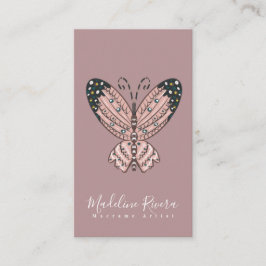 Boho Butterfly Künstler Handmade Art Designer Blus Visitenkarte