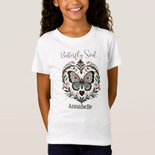 Boho Butterfly Soul White T - Shirt