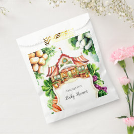 Boho Cabbage Farmer's Market Baby Showerr Geschenktütchen