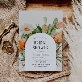 Boho Cactus Arch Bridal Dusche Einladung