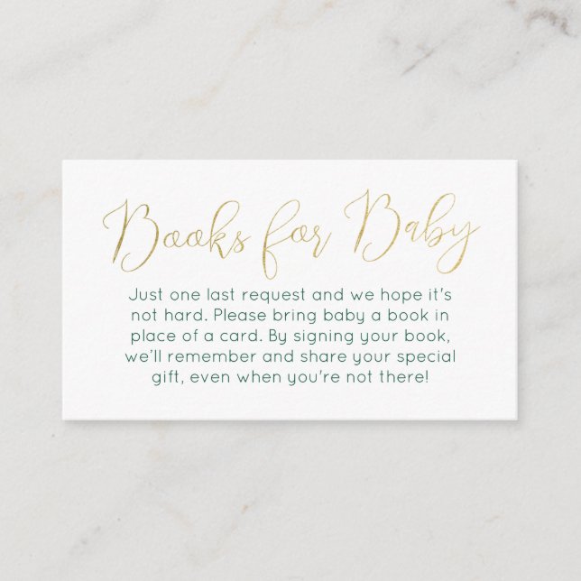 Boho Cactus Books for Baby Enclosure Card Begleitkarte (Vorderseite)