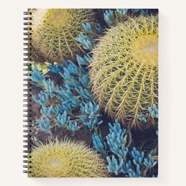 Boho Cactus Garden Notizbuch (Vorderseite)