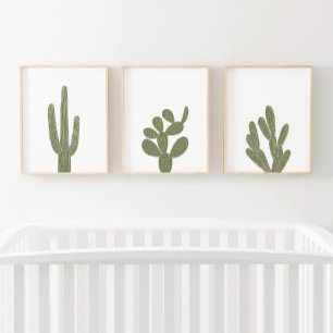 Boho Cactus Southwestern Kinderzimmer Bilderwand Sets