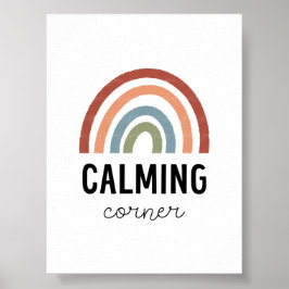Boho Calming Corner Poster