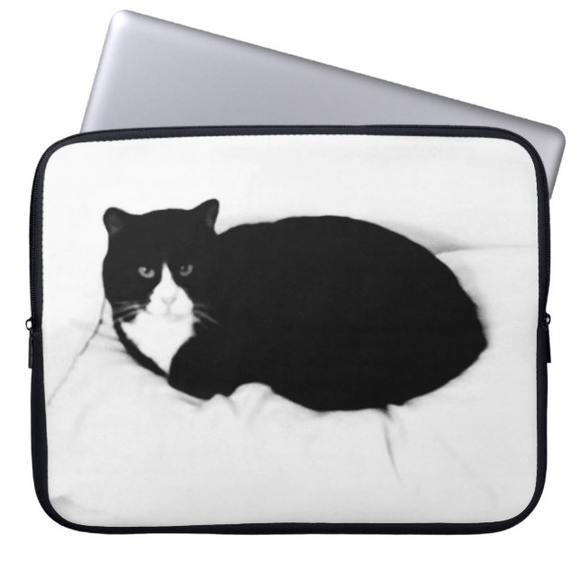 Boho Cat Laptop Sleeve (Vorderseite)
