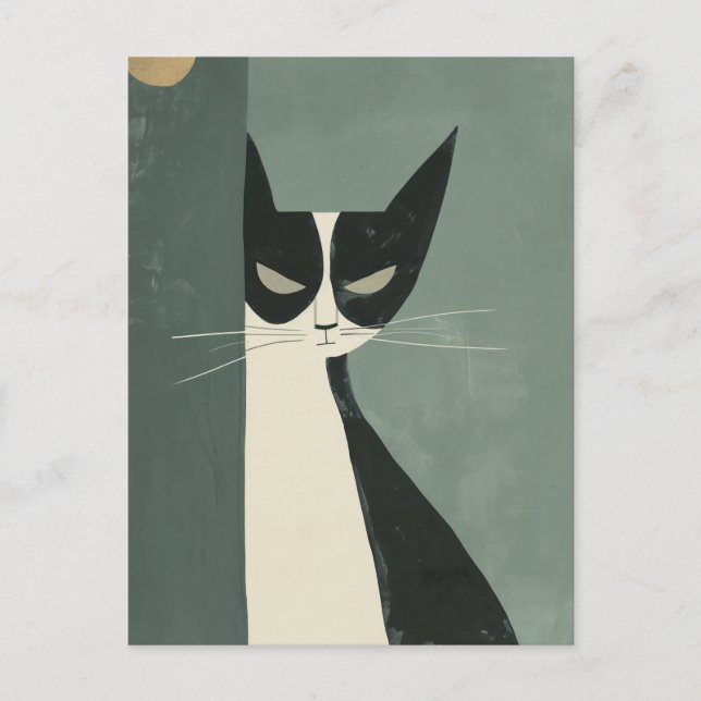 Boho Cat Postkarte (Vorderseite)