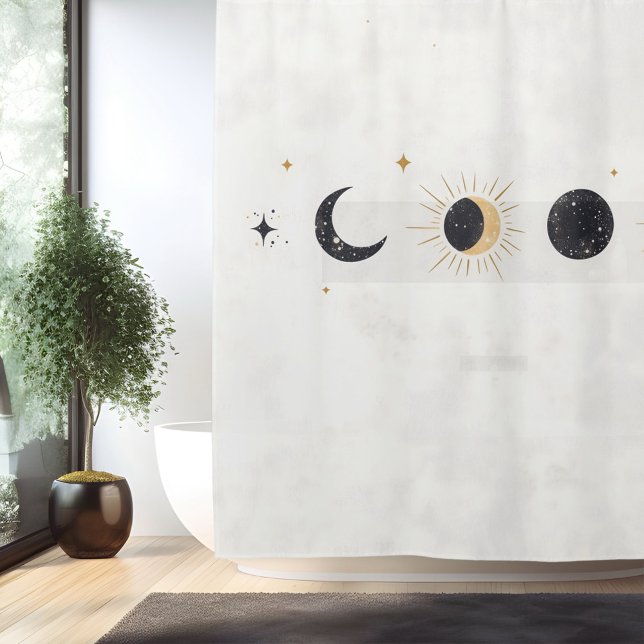 Boho Celestial Bliss Duschvorhang (Von Creator hochgeladen)