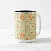 Boho Celestial Tasse | Sonnenstrahlen und Mondlich