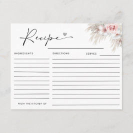 Boho Champagne Glass Pearls & Prosecco Brautparty Begleitkarte