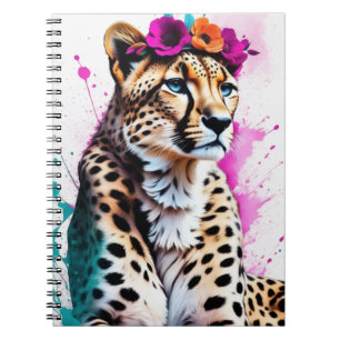 Boho Cheetah Notebook Journal Notizblock
