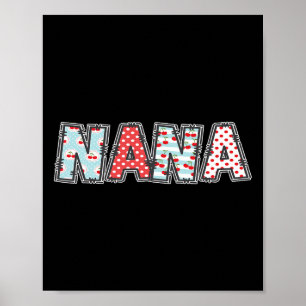 Boho Cherry Oma Nana Halloween Kostüm Poster