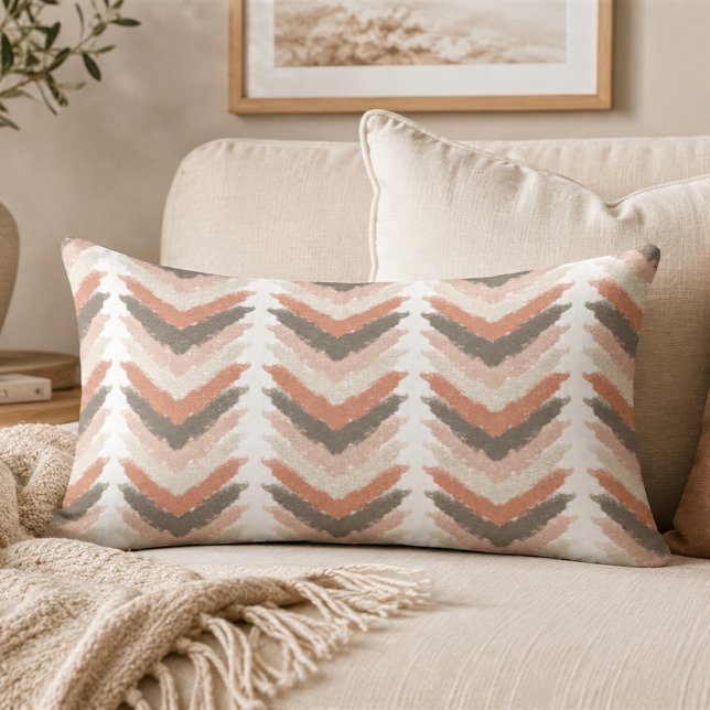Boho Chevron-Tasche Lendenkissen (Von Creator hochgeladen)