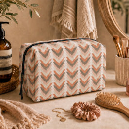 Boho-Chevron Waschbeutel
