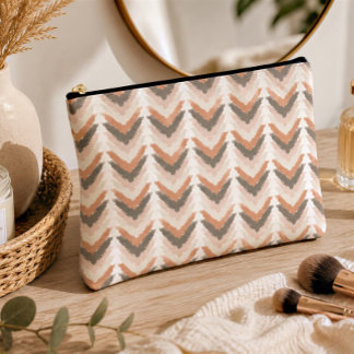 Boho Chevron  Zubehörtasche