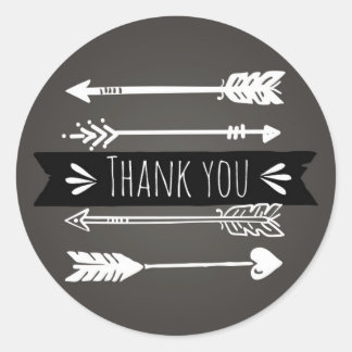 Boho Chic Arrows | Danke, Sticker