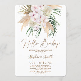 Boho Chic Baby Shower Einladung