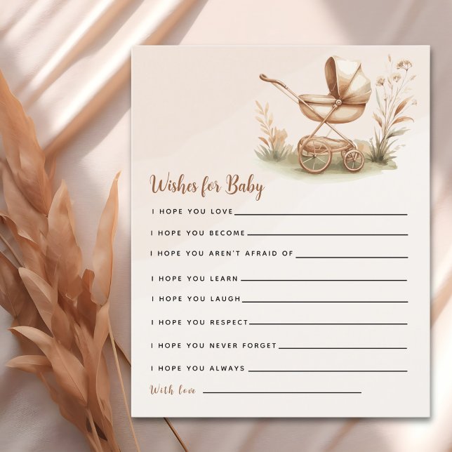 Boho Chic Baby Stroller Baby Shower (Von Creator hochgeladen)