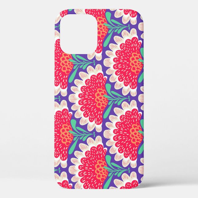 Boho Chic Blütendruck Vintag. Case-Mate iPhone Hülle (Rückseite)