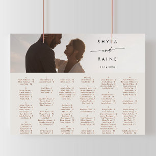 Boho Chic Bohemisch Cream Picture Seekarte Poster