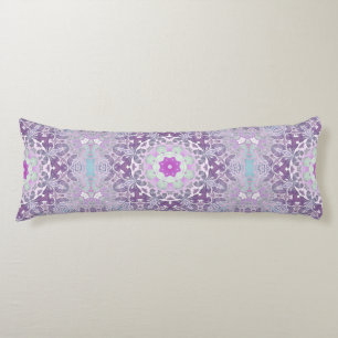 Boho chic Bohemisch lilac lila mandala Seitenschläferkissen