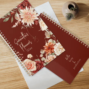 Boho Chic Botanical Spicy Herbstfarben Planer